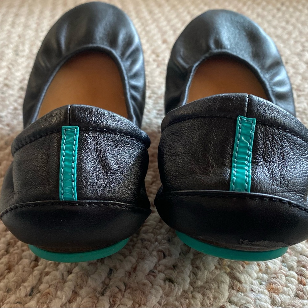 Matte Black Tieks, Size 8